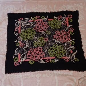 Vintage Floral Scarf